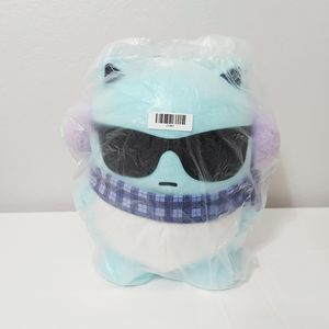 Blue HamHam Purple Scarf Sunglasses Plush